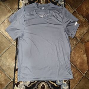 Athletic Works Men's Gray Short Sleeve Tee